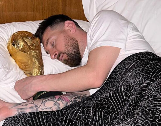 Messi Sleep World