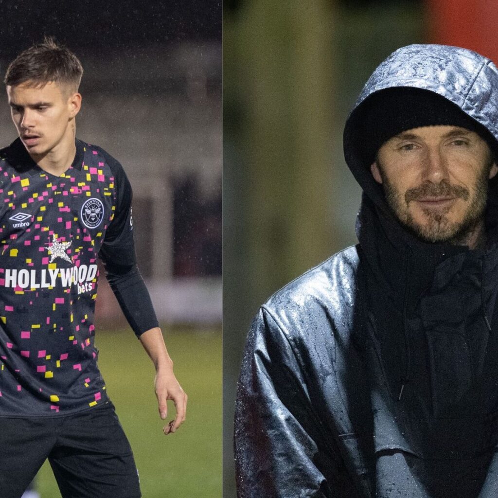 Record Crowd As Romeo Beckham Makes Brentford Debut aaaaarom