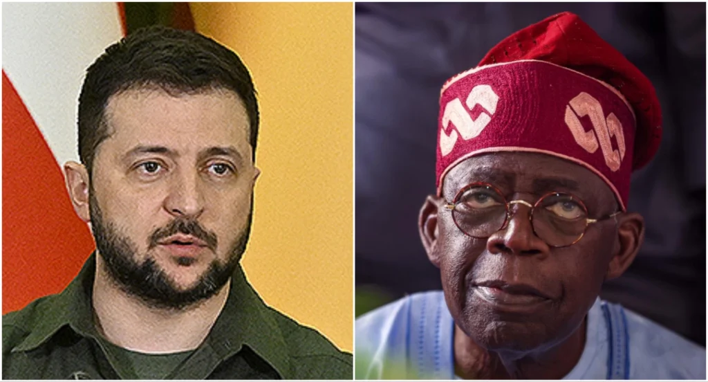 Zelensky Congratulates Tinubu, Says Ukraine/Nigeria Relations Will Be Strengthened 000000000000000000000000000000000000000000000000000000000 7