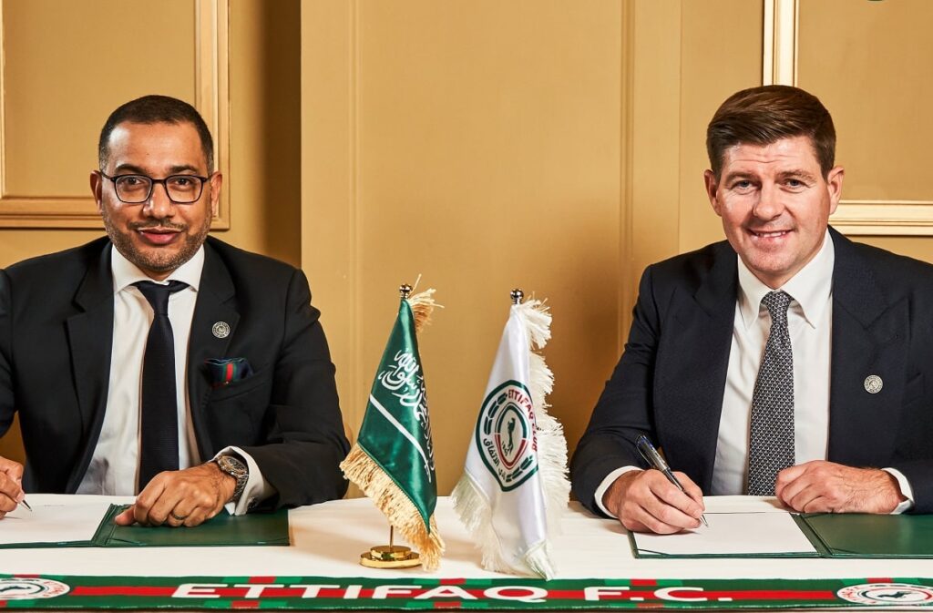 Gerrard Goes To Saudi, Named Al-Ettifaq Manager Gerrard Saudi
