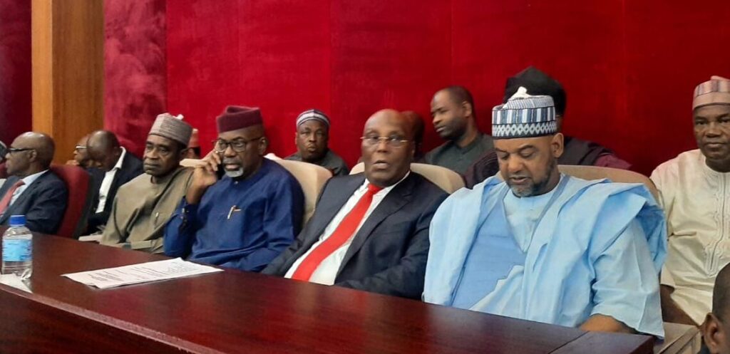 Atiku Present As Tribunal Moves To Adopt Written Addresses Atiku in Court