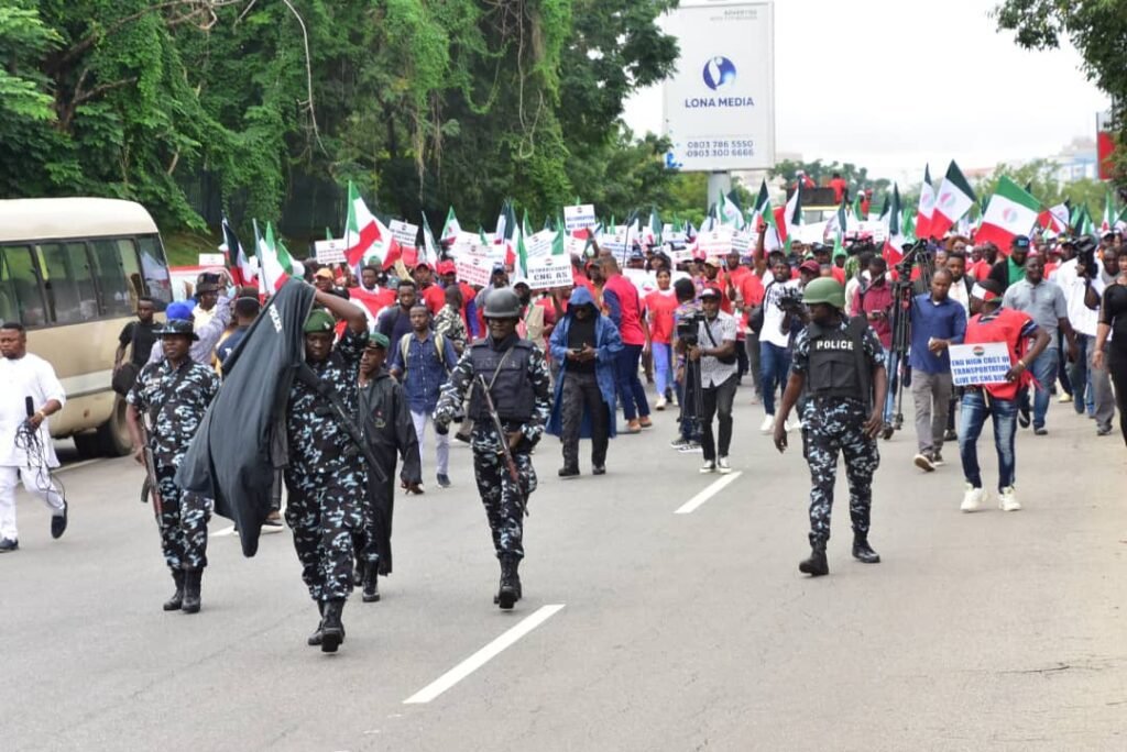 Labour Protest lead