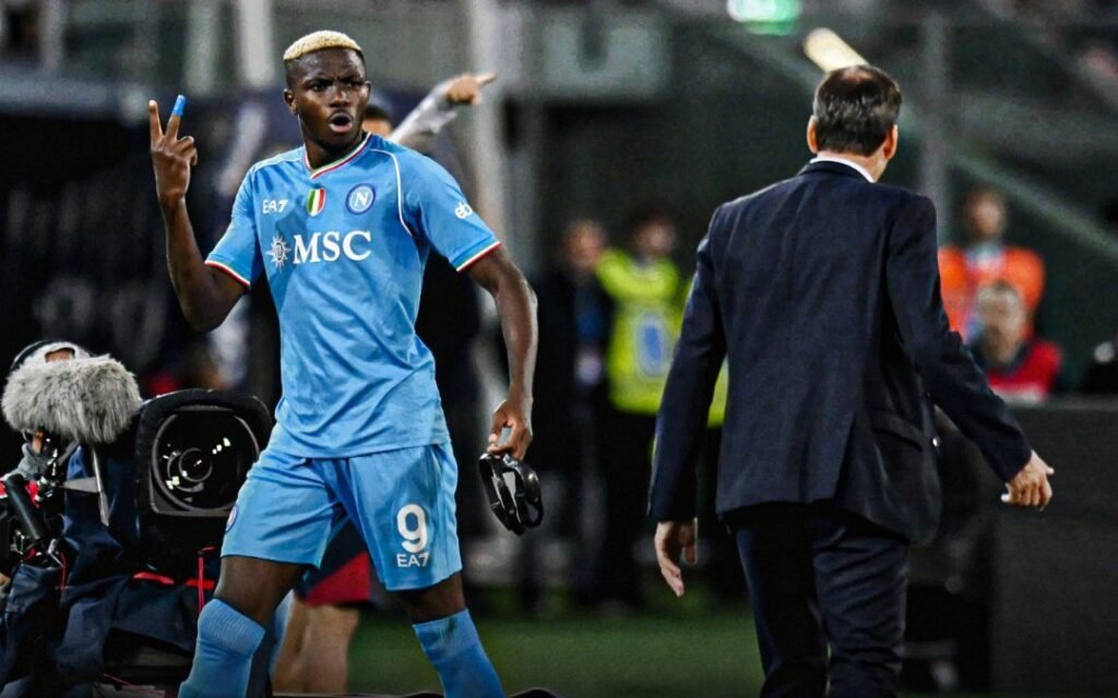 Osimhen Angry