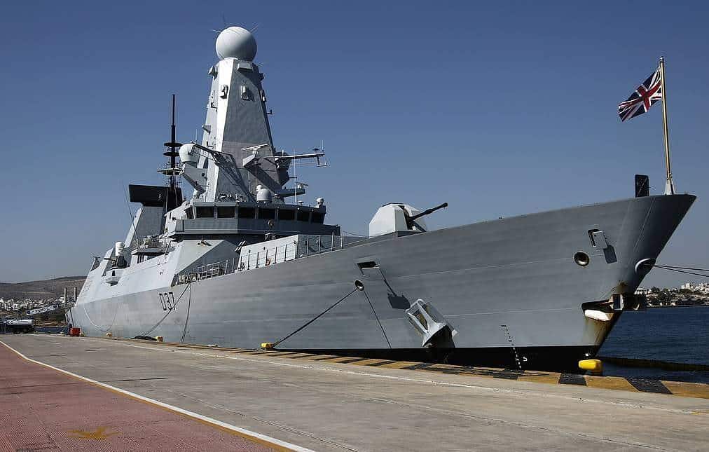 UK Warship Arrives Nigeria To Support Maritime Security UK Warship