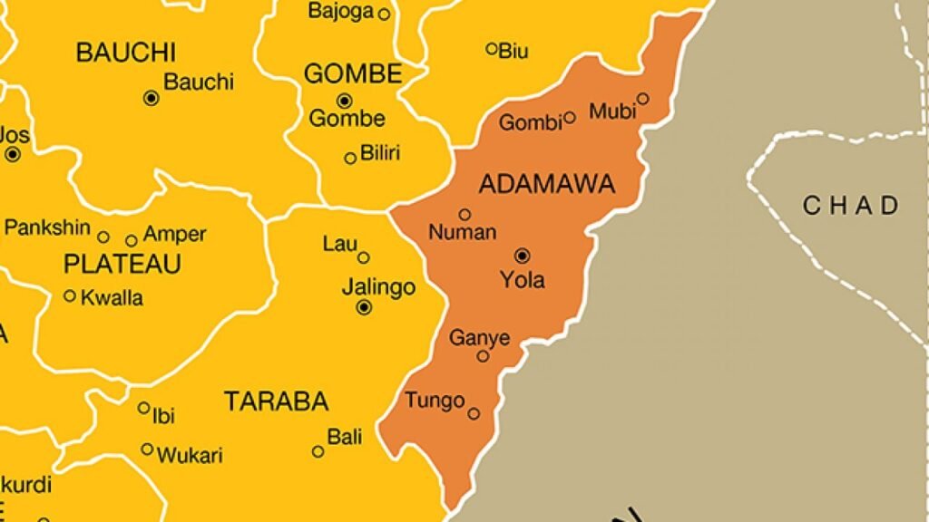 Adamawa Map