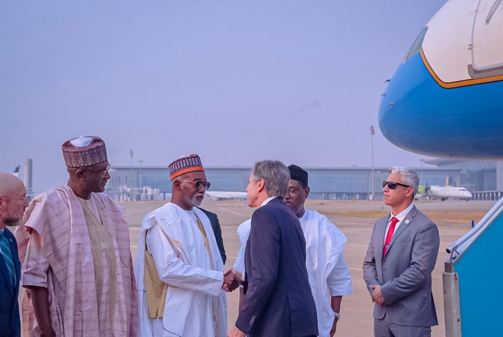 US Secretary of State, Blinken Arrives Nigeria, Visits Villa f50318a2 d7f7 4c70 b681 2d3f50bff483