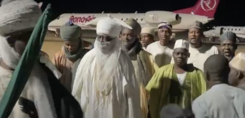 Dethroned Emir, Aminu Ado Bayero Arrives Kano Saturday IMG 8736