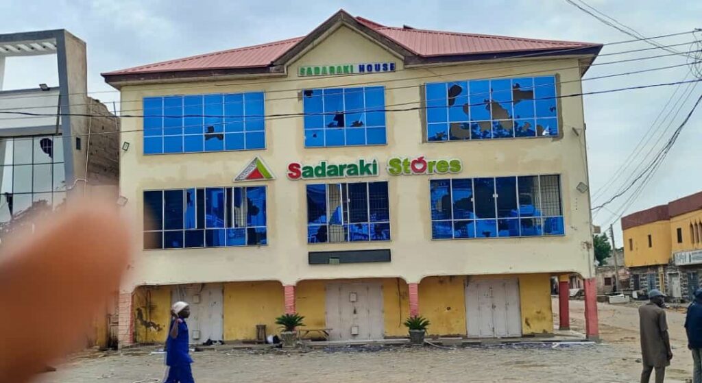 Police Disperse Youths Attempting To Break Kano Store During Protest Sadaraki Store