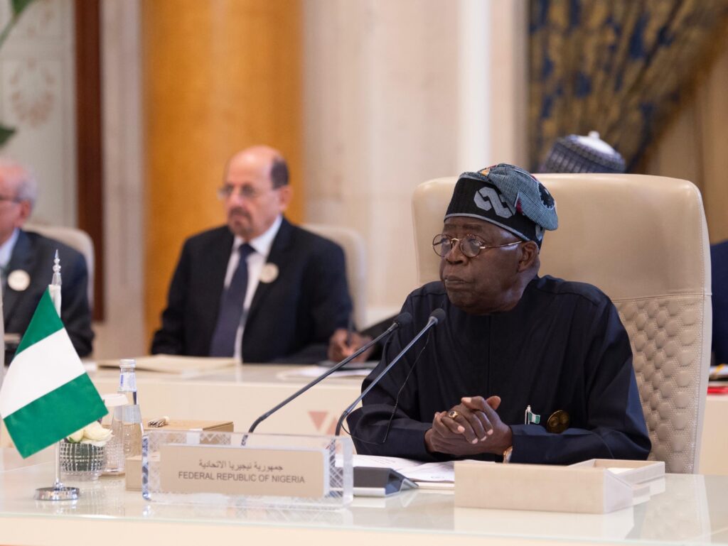 At Saudi Summit, Tinubu Demands End To Israel Aggression In Gaza, Wants Two-State Solution IMG 3545