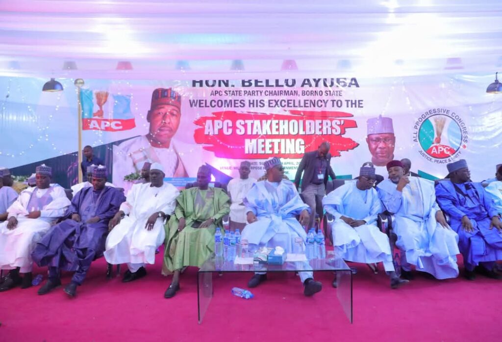 2027: Borno APC Urges Tinubu To Retain Shettima As Vice President Borno APC
