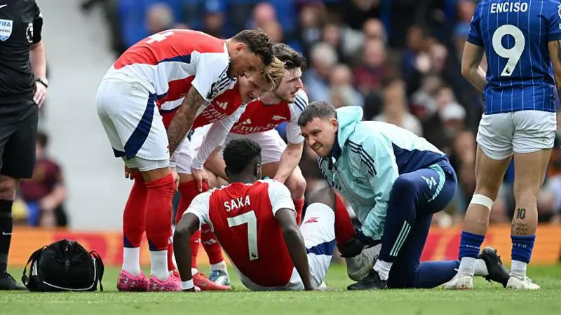 ‘It’s Nothing Serious’, Arteta Gives Update On Saka’s Ankle Injury Saka Injury 2