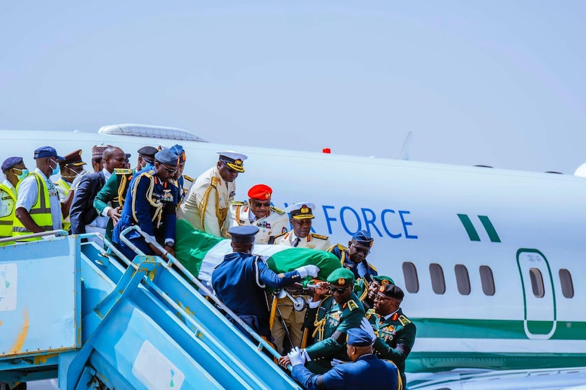 Why Buhari’s Body Was Flown In Aircraft Cabin After Cargo Hold Glitch Buhari Cabin