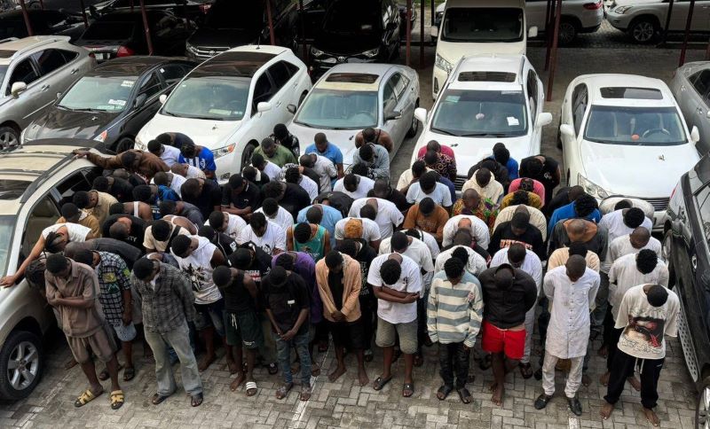 EFCC Storms Hotel In Obasanjo Library, Arrests Suspected Internet Fraudsters EFCC Obasanjo Library