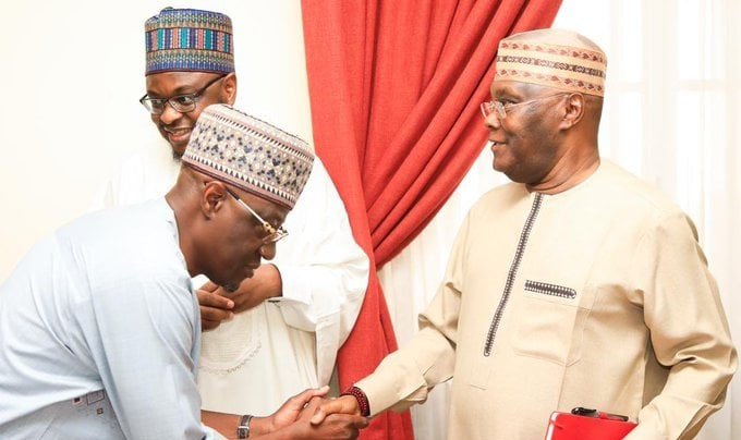 Opposition Dumps ADA, Adopts ADC As Pantami, El-Rufai, Others Join Atiku At Coalition Meeting Pantami Atiku Meeting