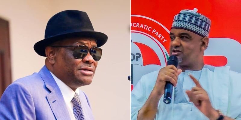 PDP At Crossroads As Damagum, Wike’s Camp Clash Over Ibadan Convention Plans Wike And Damagum