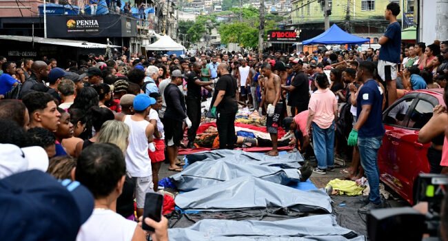 Over 100 Killed In Rio Police Crackdown On Powerful Narco Gang 100 Rio