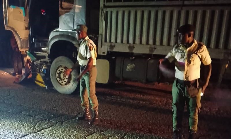 Dangote Truck Kills Again As Driver Rams Into Tricycle In Ogun, Five Dead, Many Injured Dangote Truck Kills