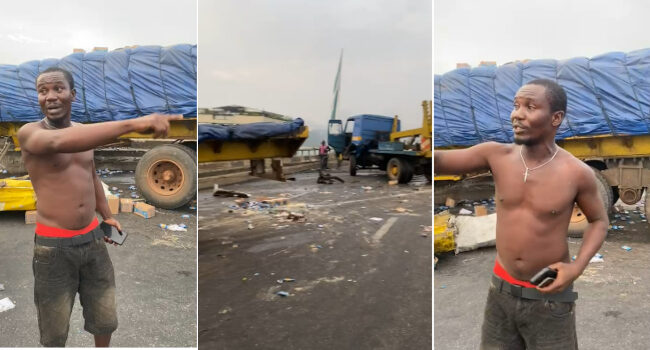 Policeman, Five Others Dead As Trucks Collide On Lagos-Ibadan Expressway Expressway Accident