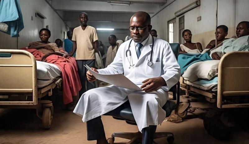 Nigeria Has Fewer Than 11,000 Resident Doctors For 240m People Overworked Doctor