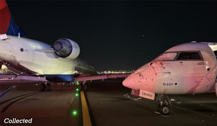 Planes Collide On Runway At New York’s LaGuardia Airport Planes Collide