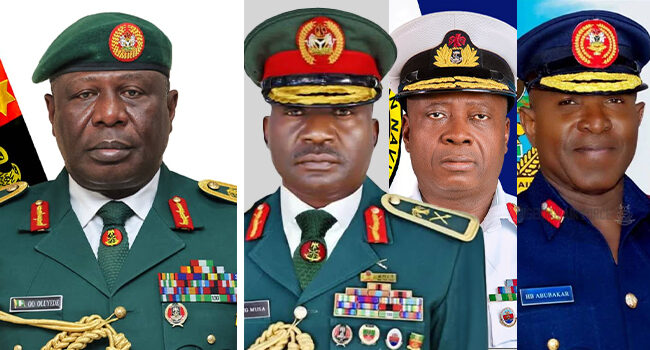 Tinubu Sacks Service Chiefs, Appoints Gen Oluyede As New CDS Service Chief 5
