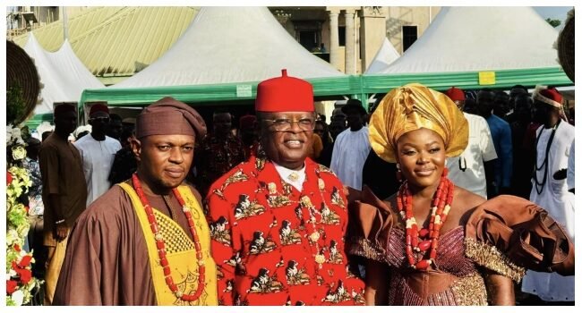 Ebonyi Political Families Unite As Minister Umahi’s Brother Weds Governor Nwifuru’s Sister Umahi Wedding 2