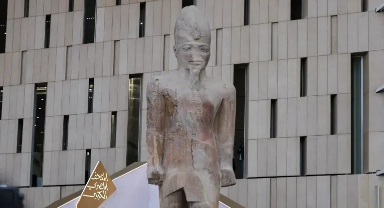 Egypt Unveils Grand Egyptian Museum Dedicated To Its Ancient Civilisation Egyptian Mesuem e1762036207109