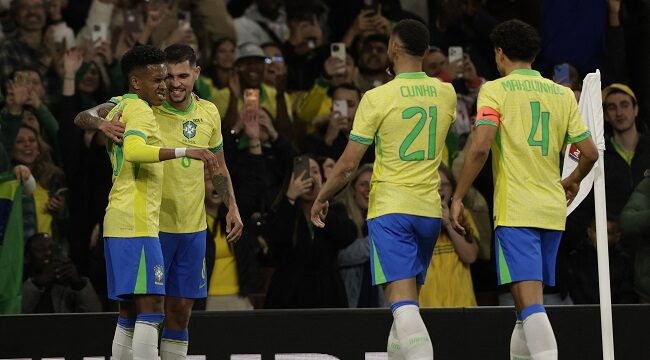 Premier League Stars, Estevao, Casemiro On Target For Brazil In Senegal Win Estevao Brazil