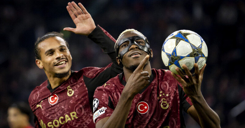 Osimhen Scores First Champions League Hat-Trick As Galatasaray Thrash Ajax Osimhen Hatrick 2