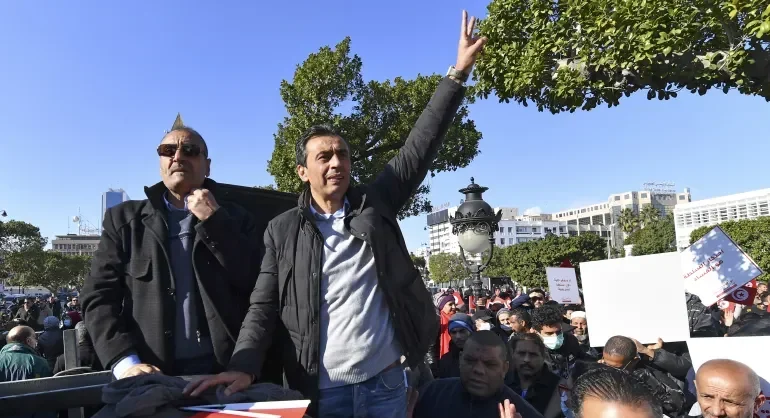 Tunisian Opposition Figures Join Hunger Strike To Support Jailed Politician Tunisia Opposition e1762659476907