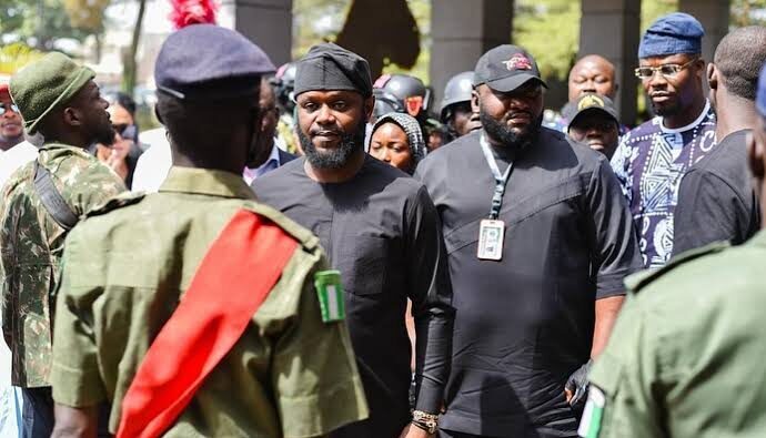 ‘An Escort Fit To Take Over A Small Country’, Soyinka Calls NSA, Queries Security Attached To Seyi Tinubu Seyi Security 3 e1765348740181