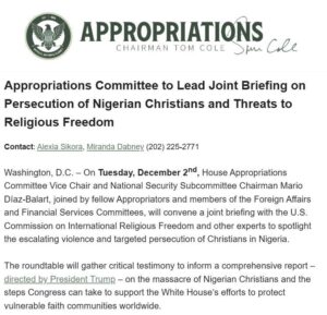 US Nigeria Notice