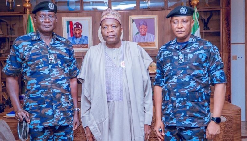 Governor Yahaya Meets AIG Zone 12, Restates Zero Tolerance For Crime In Gombe Gombe AIG