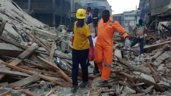 LASEMA Continues Search For Missing Persons After Lagos Fire Lagos Fire 2