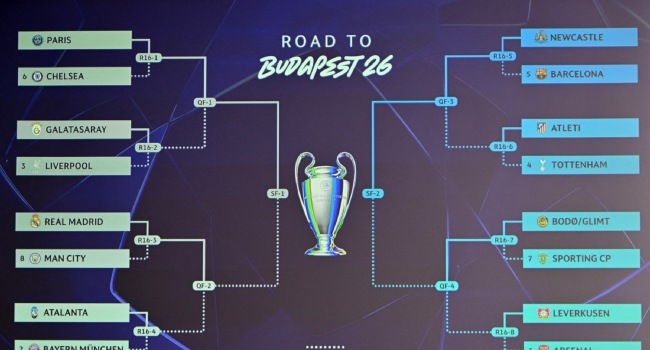 Man City Get Real Madrid, Chelsea Face PSG In Champions League’s Last-16 Champions League 16 2