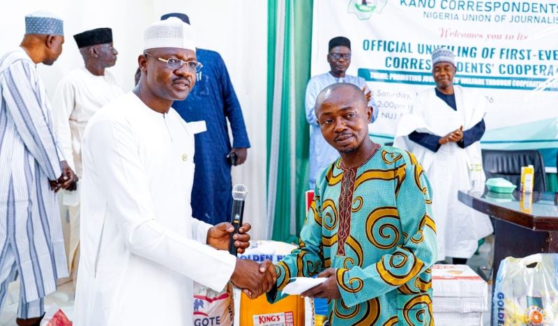 Kano Correspondents’ Unveils Cooperative Society, Distributes Ramadan Food Kano NUJ 1