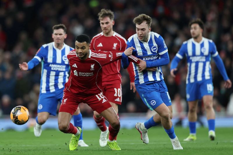 Liverpool Beat Brighton, Man City Oust Beckham’s Salford From FA Cup Liv Bri 1