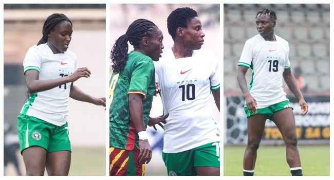 Super Falcons Fight Back To Defeat Cameroon In Pre-WAFCON Game Falcons Cameroon