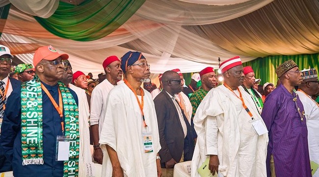 ADC Convention: ‘No Retreat’, David Mark Declares Opposition Will Not Bow To Pressure ADc Convention 1