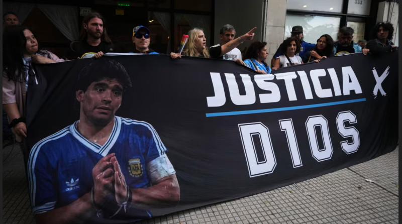 New Trial Over Maradona’s Death Begins In Argentina After First Case Ended In Scandal MAradona Retrial