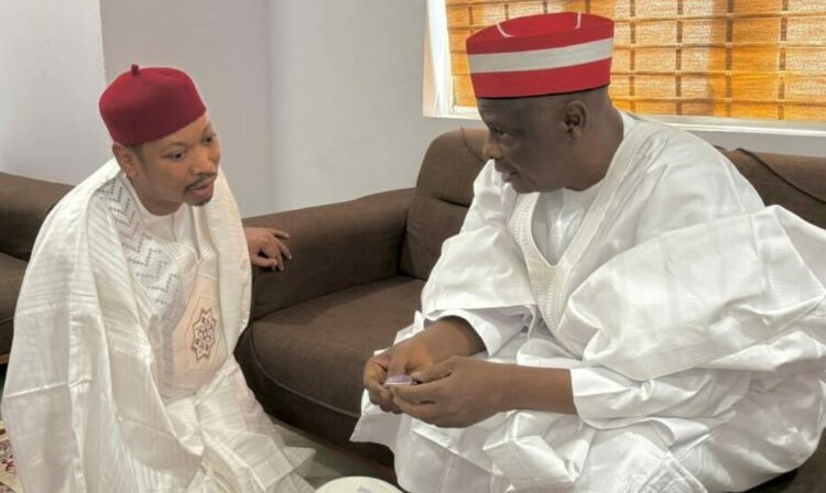 Ganduje’s Son Joins NDC, Picks House Of Reps Form Under Kwankwasiyya Camp Kwankwaso And Gandujes Son