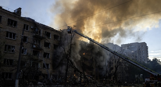 Russia Kills Four In Massive Ukraine Attack Using Nuclear-Capable Missile Russia Kills