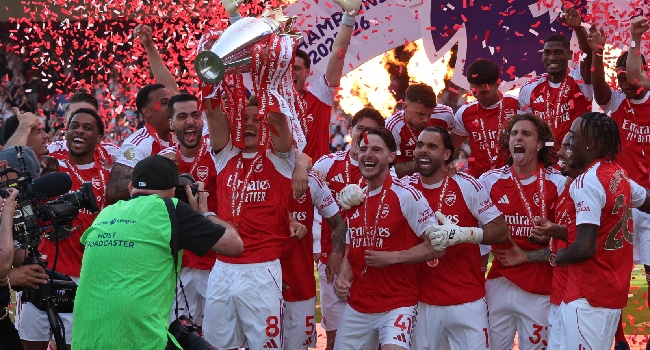 New Season: Arsenal Begin Title Defence Against Coventry, Man United Face Hull, Chelsea Take West Ham Arsenal Champions 2