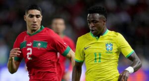 NEWS POINT NIGERIA Special: Five-Time Winners Brazil Face 2022 Semifinalist Morocco 1 Hakimi Vini