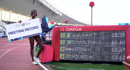 Tobi Amusan Sets New Record To Win Diamond League In Rabat IMG 1818