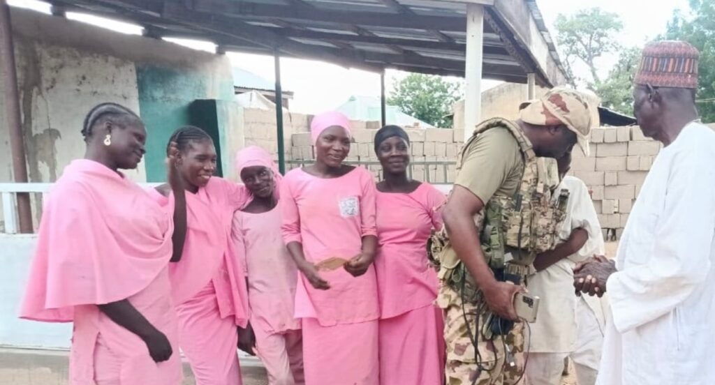 Rescued Borno Students