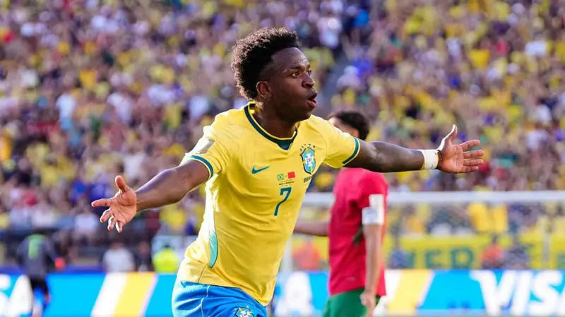NEWS POINT NIGERIA Special: Vinicius Jr Rescues Draw For Brazil Against Morocco Vini WC