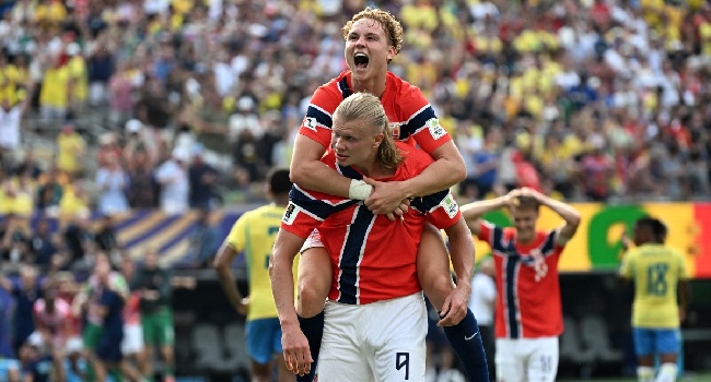 Haaland Double Fires Norway To Historic World Cup Win Over Brazil Haaland Brazil