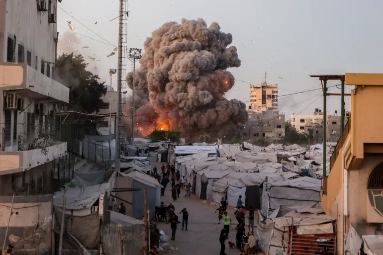 Israel Kills Palestinian, Injures Many, Destroys Mosque In Gaza Israel Bomb Mosque