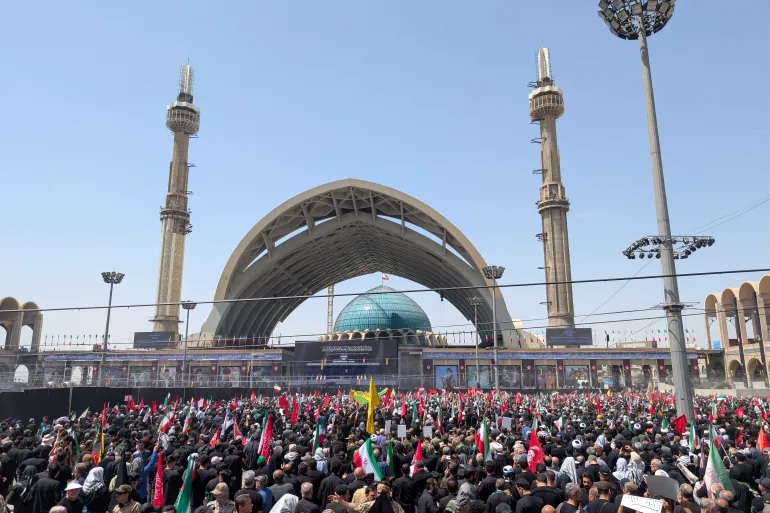 Iran Promotes Message Of Continuity. Revenge At Khamenei Funeral Kham Funeral